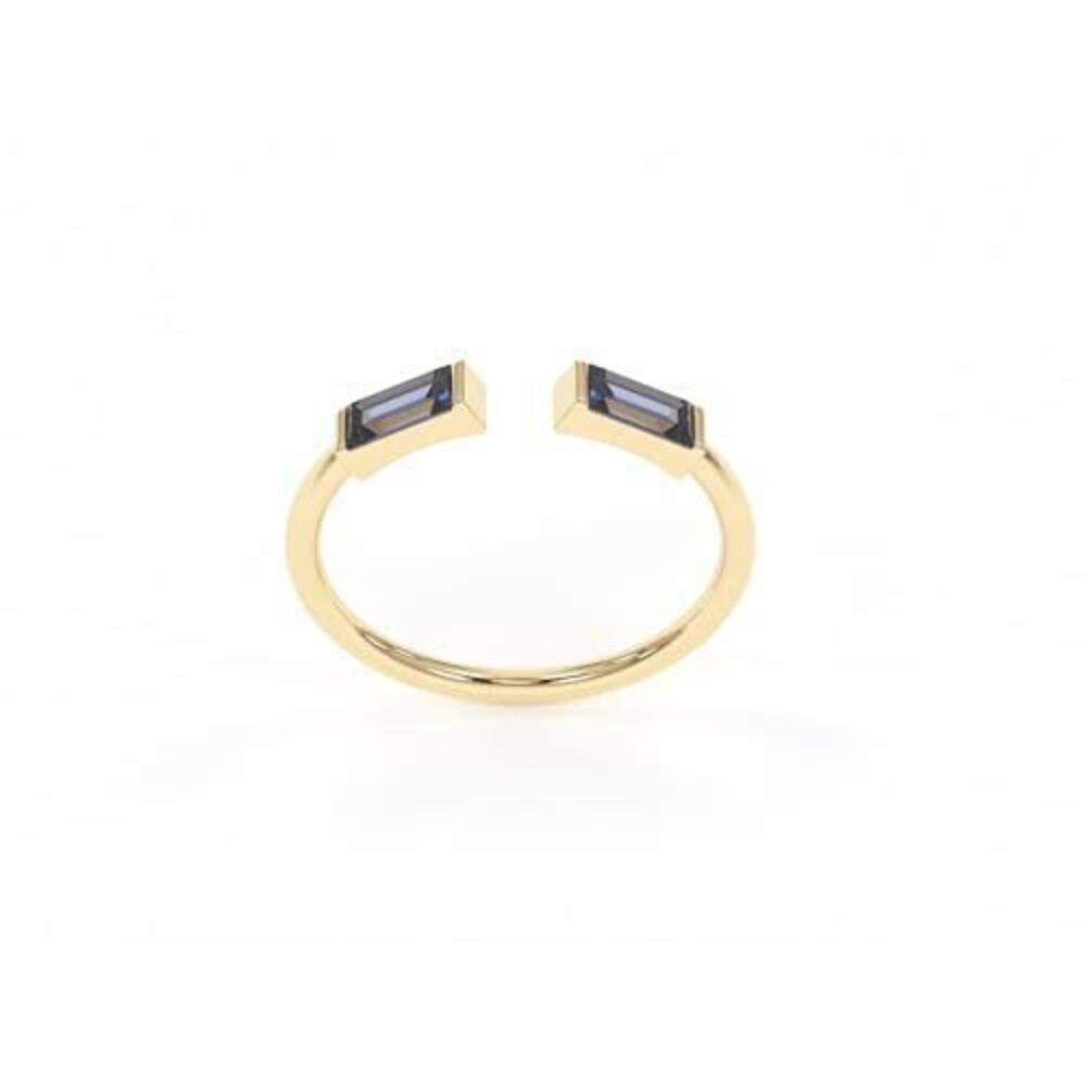 4470 Sapphire Rings, 18K Gold Rings Teen Girls That Don't Tarnish - Real